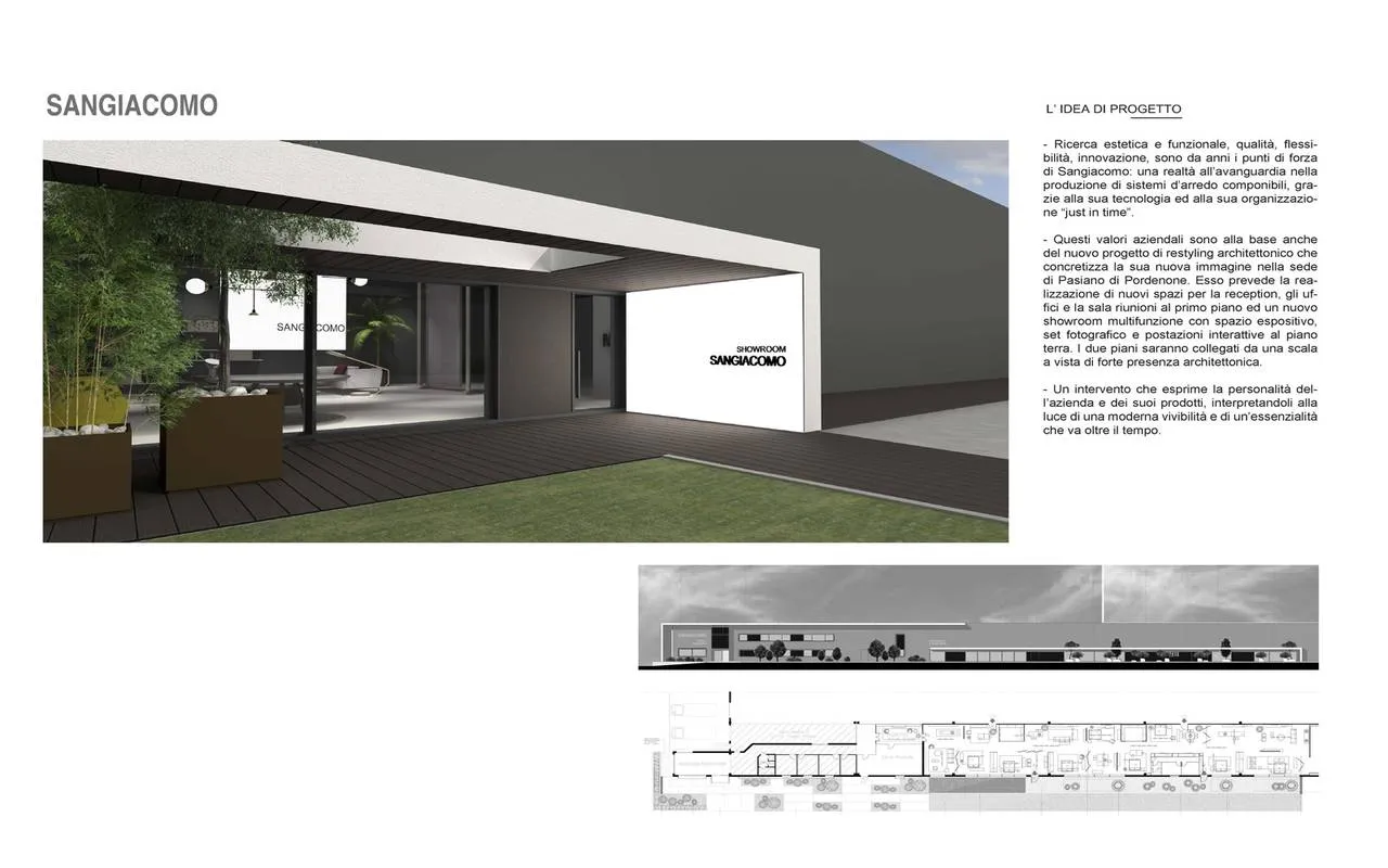 Il progetto del nuovo showroom